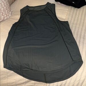 Lululemon Army Green Active Tank Top